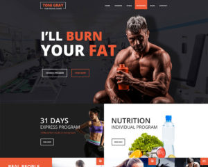 A personal trainer who aims to spread a healthy diet and exercises. The coach draws great attention to a healthy lifestyle in general, not just within the fitness club.