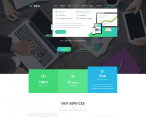 Website development for a web studio that develops corporate websites with CRM-integration, services and analysis system integration.